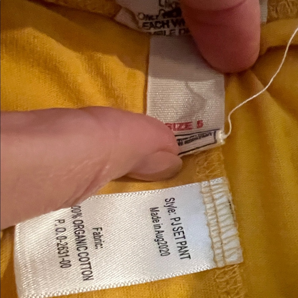 Organic cotton Wes & Willy LSU Tigers size 5 Youth Football Pajama Set - Picture 2 of 4